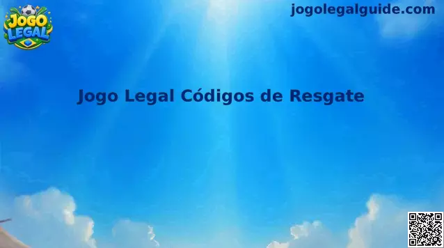 Jogo Legal códigos promocionais
