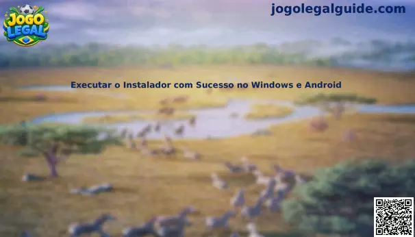 Executar o instalador com sucesso no Windows e Android