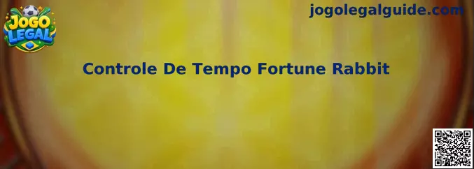 Controle De Tempo Fortune Rabbit