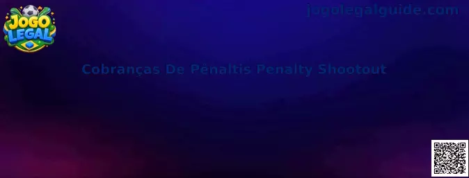 Cobranças De Pênaltis Penalty Shootout