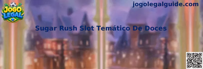 Sugar Rush Slot Temático De Doces Banner