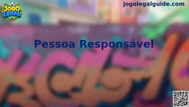 Pessoa responsável jogo seguro